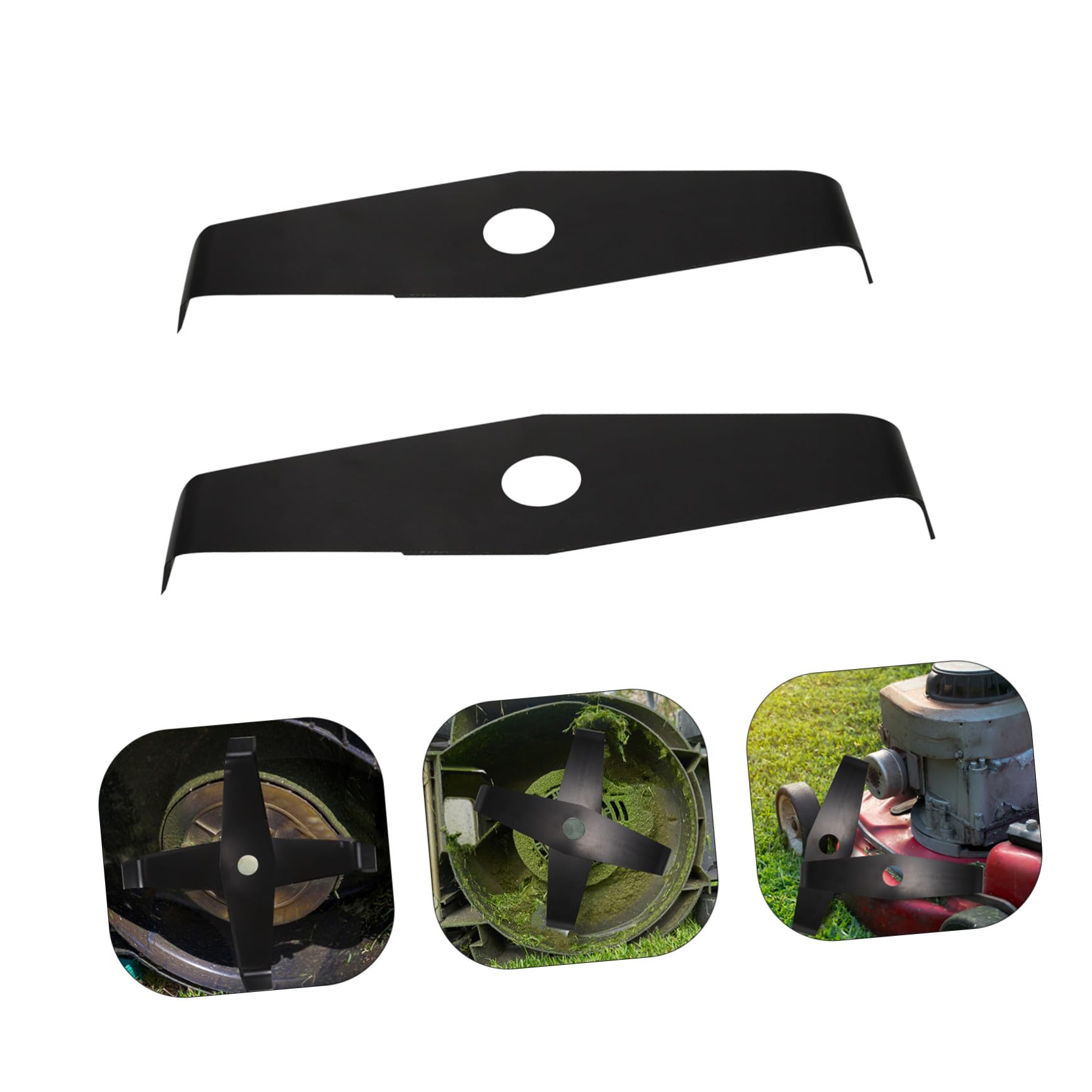 2 Piezas Cuchillas de Manganeso para Desbrozadora Dientes Especiales para Cortar Césped Alto y Repuesto para Jardines y Áreas Verdes