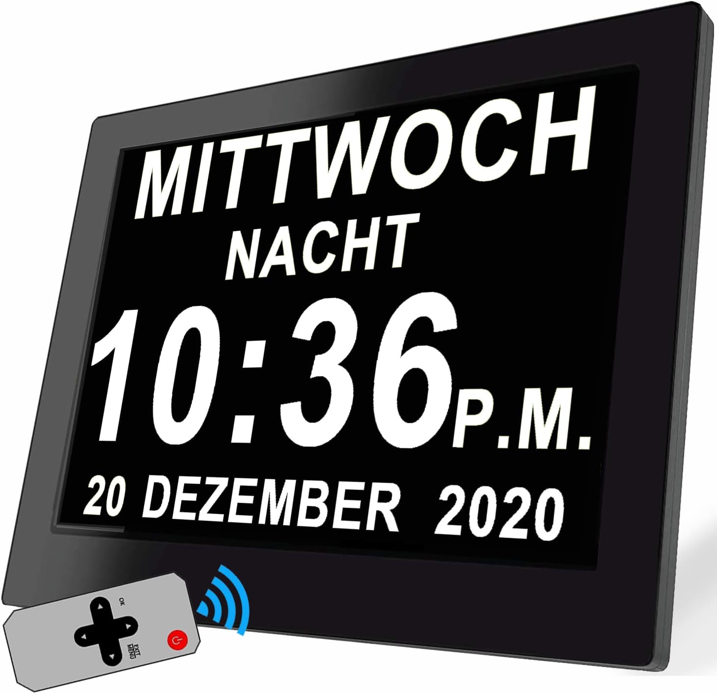 11.5 Inch Digital Calendar Day Clock Large Reminder Clocks for Memory