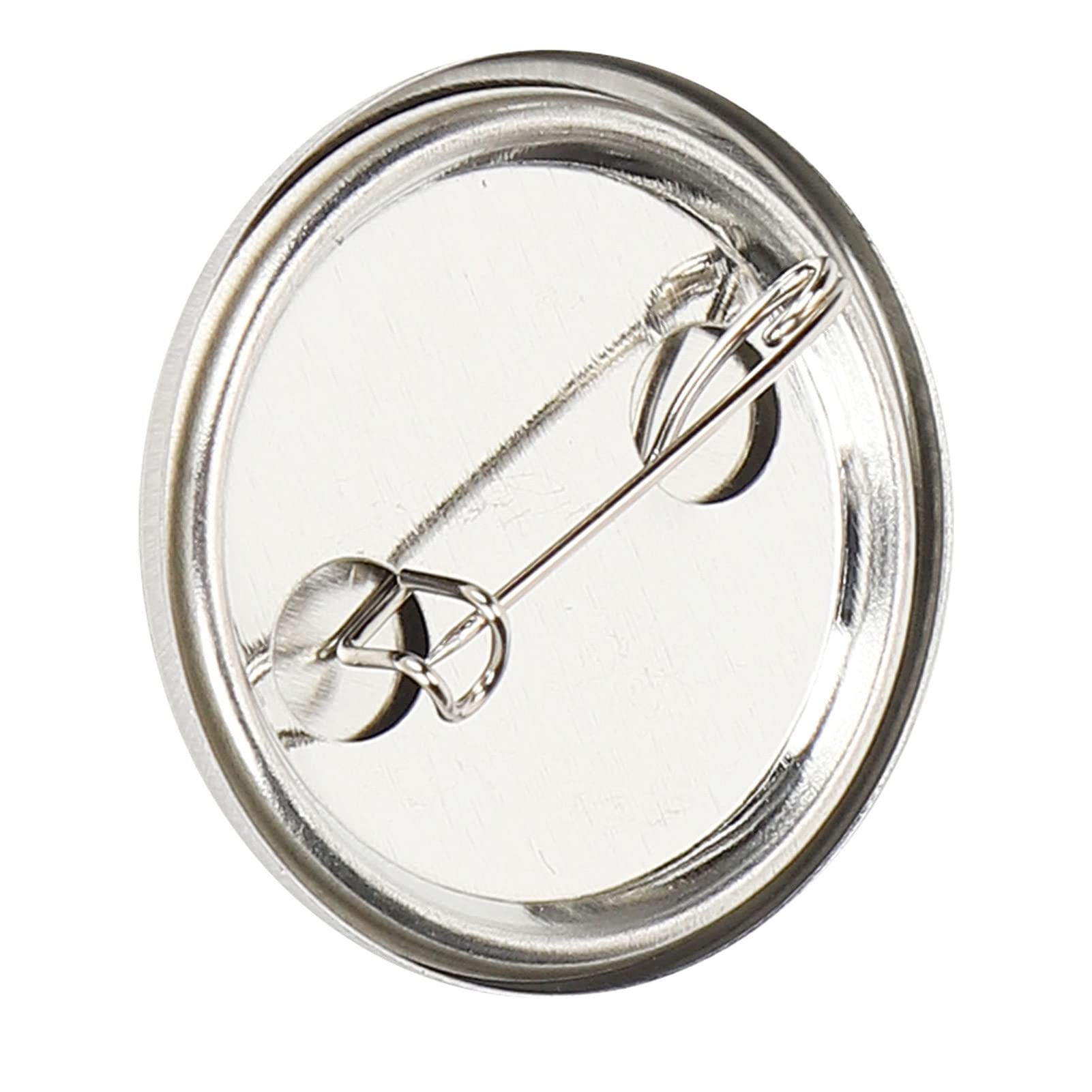 100 Pezzi Di Spille Vuote Rotonde Con Coperchio Trasparente E Clip Metallica, Per Badge Fai Da Te, Personalizzabili Con Foto E Disegni - 5