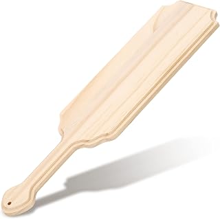 Caydo 15 Inch Unfinished Pine Wooden Paddle - Greek Fraternity Sorority DIY Craft Paddle for Personalization & Home Decor