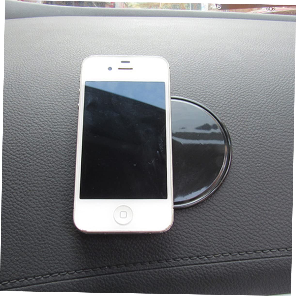 ERINGOGO 10pcs Round Anti-Slip Coasters Car Dashboard Pad Phone Holder for Keys Perfume