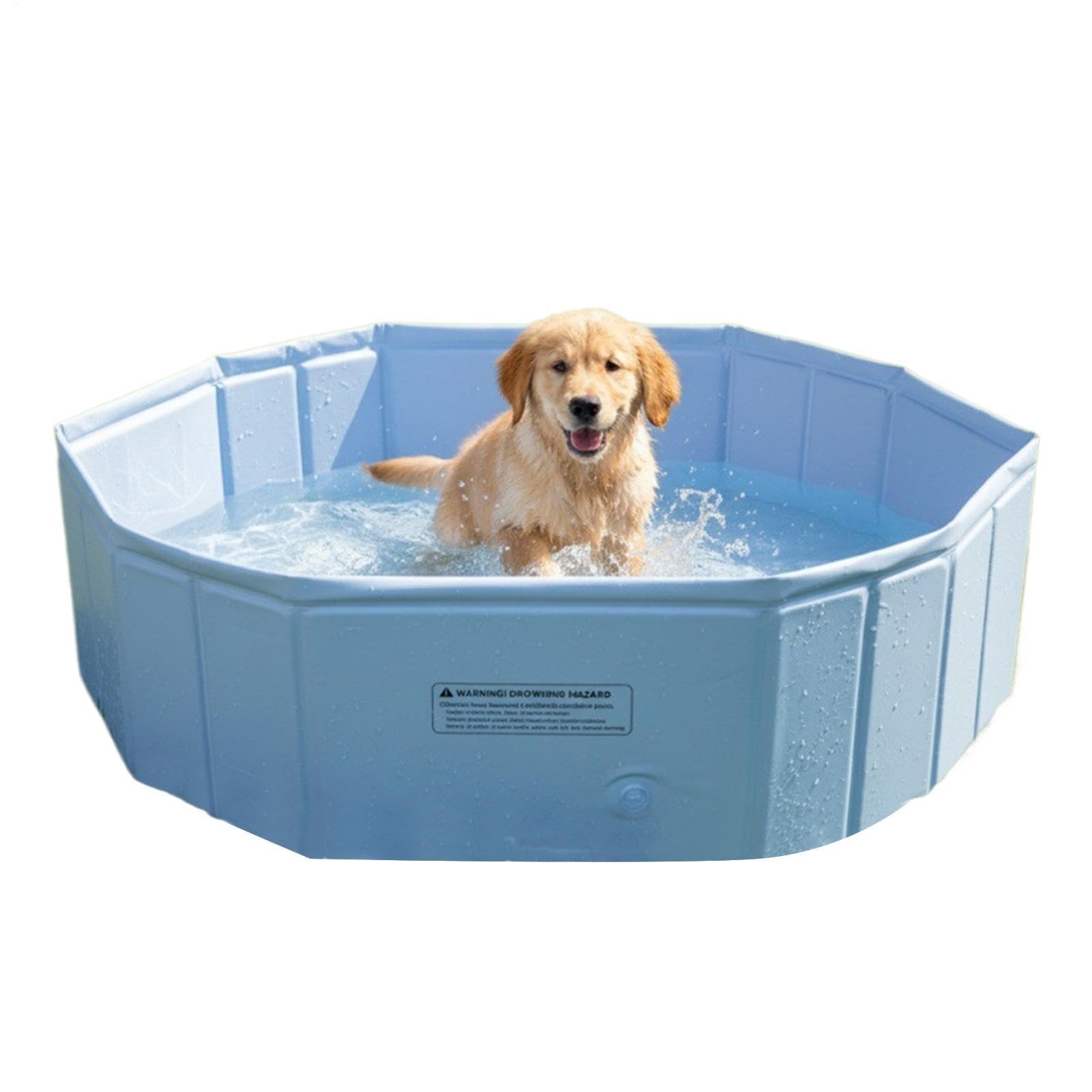 Dog Pool Foldable Dog Padding Pool Portable Swimming Pools for Pets,