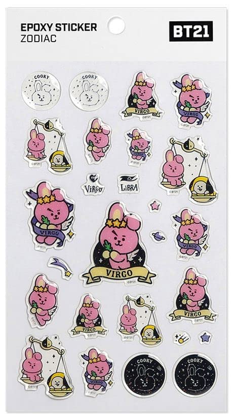 BT21 キーホルダー　シール Amazon.co.jp: BT21 EPOXY STICKER【BTS公式グッズ】ぷっくり