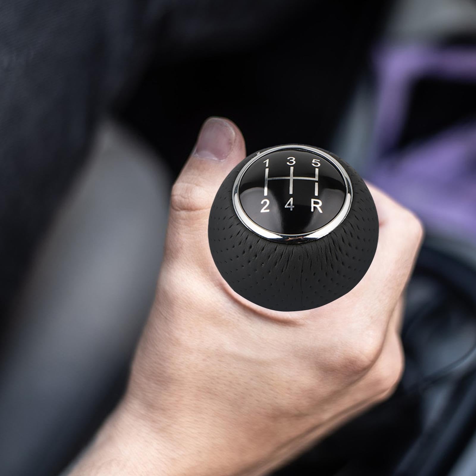 Schaltknauf 5-Gang Leder Design - Schicker Schalthebel Für Auto