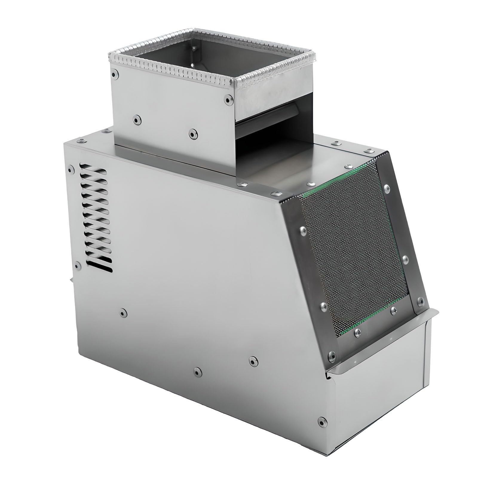 VoOqo Bird Feed Blown Shell Splitter, Electric Grain Cleaning Winnower Machine,Grain Blowing Machine With Adjustable Speed Fan for Millet, Miscellaneous Grains, Melon Seeds Entry model