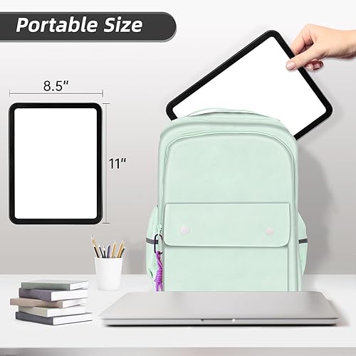 Vista 18 de VUSIGN Pizarra blanca pequeña de borrado en seco, pizarra blanca de 8.5 x 11 pulgadas para niños, estudiantes, nevera, casillero, mini pizarra