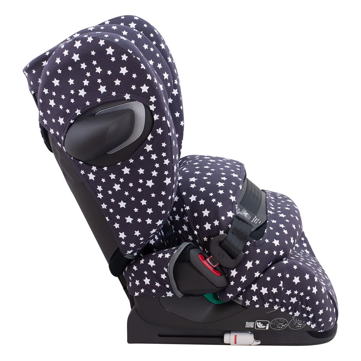 JYOKO KIDS Funda de algodón para silla de coche compatible con Cybex Pallas G I-SIZE (Funda Pallas G, WINTER SKY)