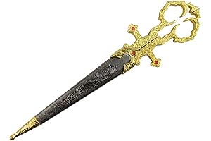 Vintage Style Medieval Renaissance Scissors with Sheath