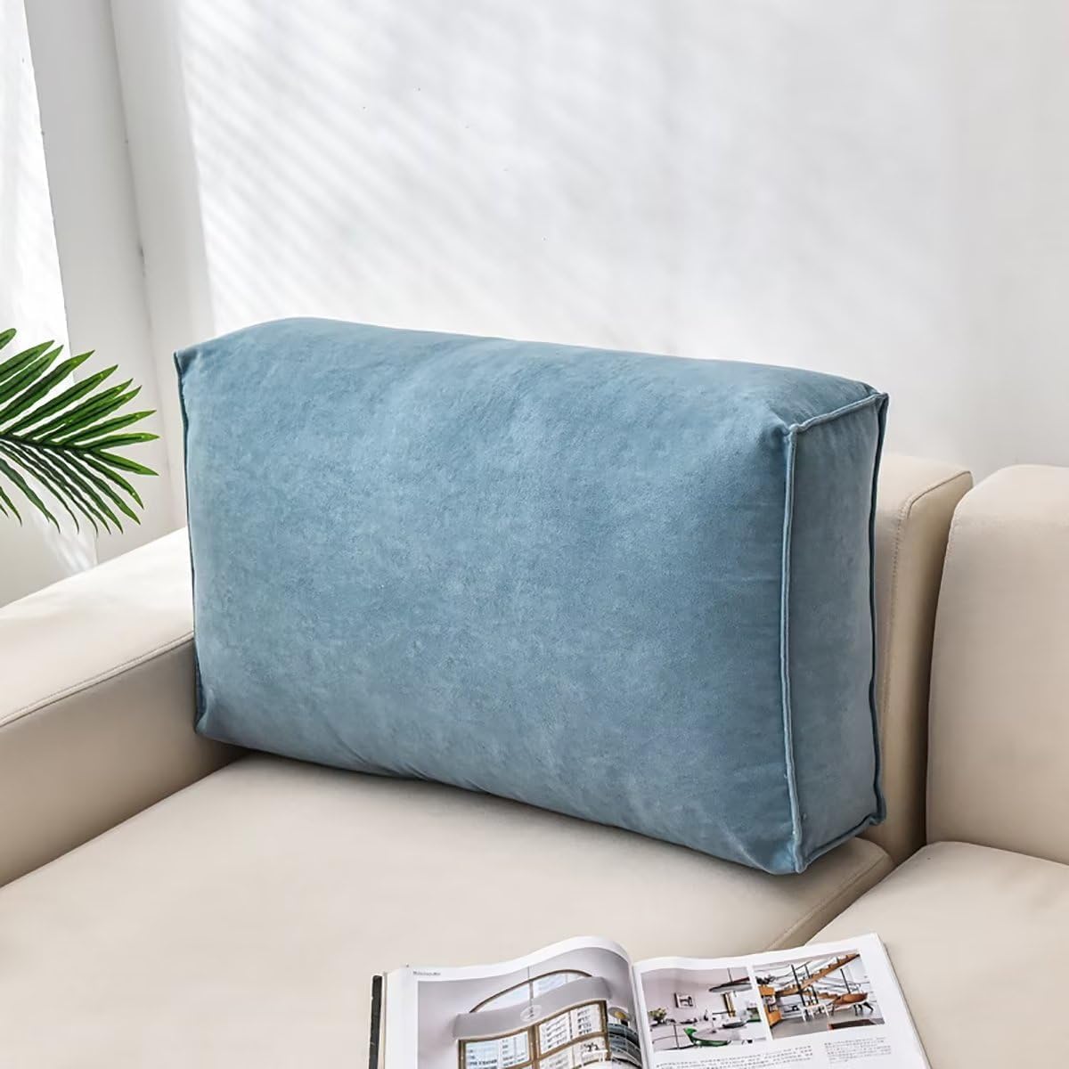 Earnmore Couch Pillow,Large Sofa Back Cushion,Decorative Throw Pillows for Couch,Comfort Reading Pillow Lumbar Support Pillow for Sofa