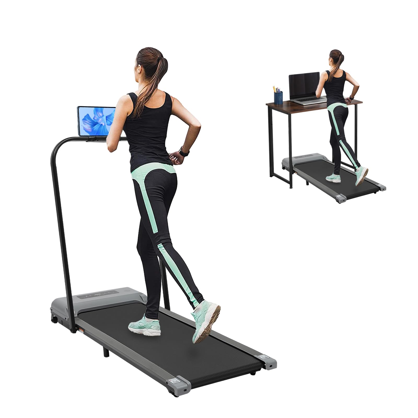 BLACK LORD Tapis De Marche électrique Pour Bureau à Domicile Avec Incl