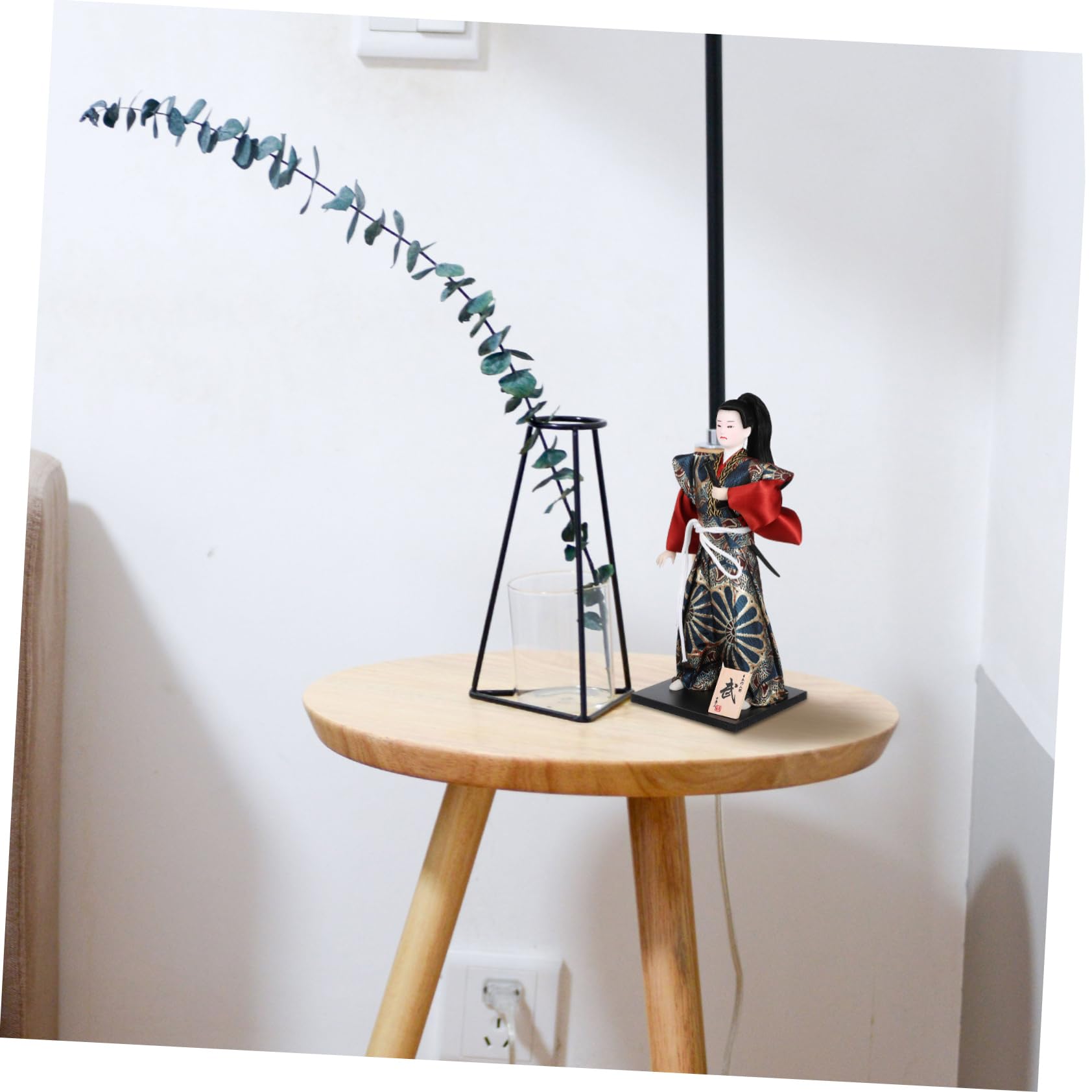 Hemobllo Samurai Japonés de Coleccionable de Guerrero Asiático Decoración Multifuncional Hogar y Oficina Cultural de Adorno de Cultura