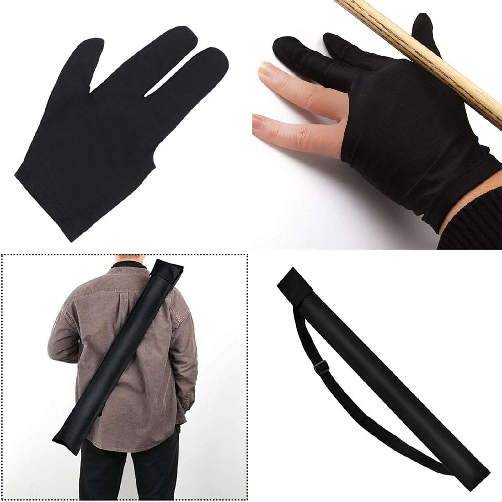 Sac De Transport Pour Queue De Billard Portable - Protection Anti-Poussière Et Rayures Pour 1/2 Snooker Ou Pool Cue
