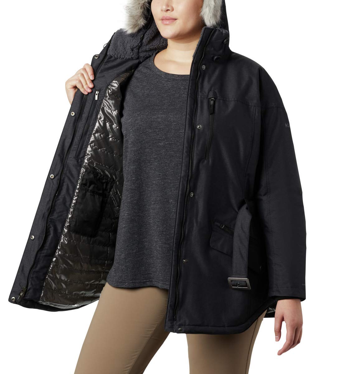 Columbia CARSON PASS II JACKET Veste d'Hiver Imperméable Femme Nylon Polyester