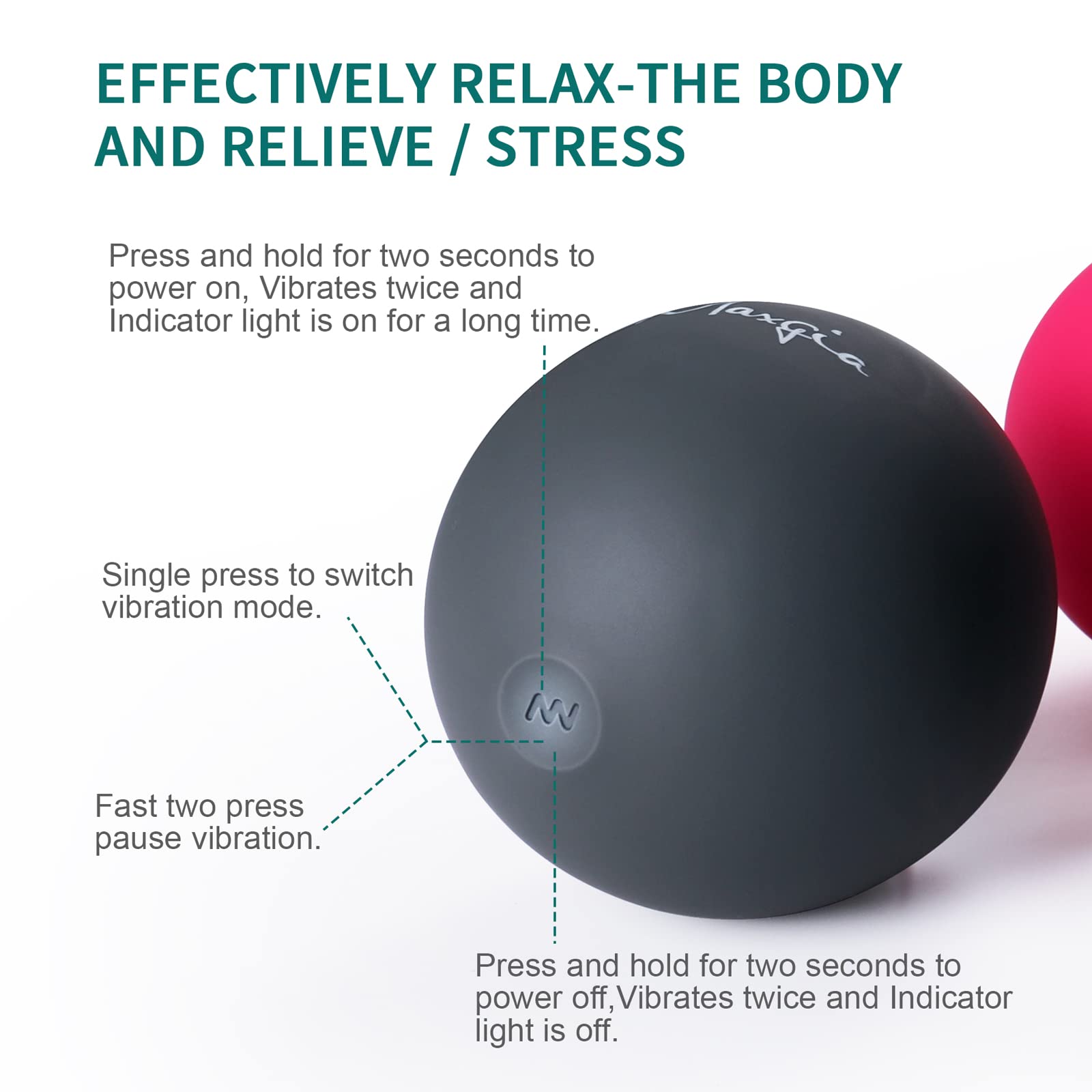 vibrating massage roller ball Vibrating Massage Ball: Deep Relief for Muscles main image 1
