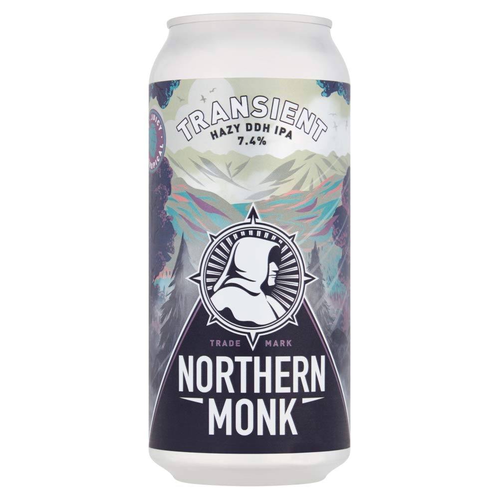 Northern MonkTransient Hazy DDH IPA, 3.67 cl