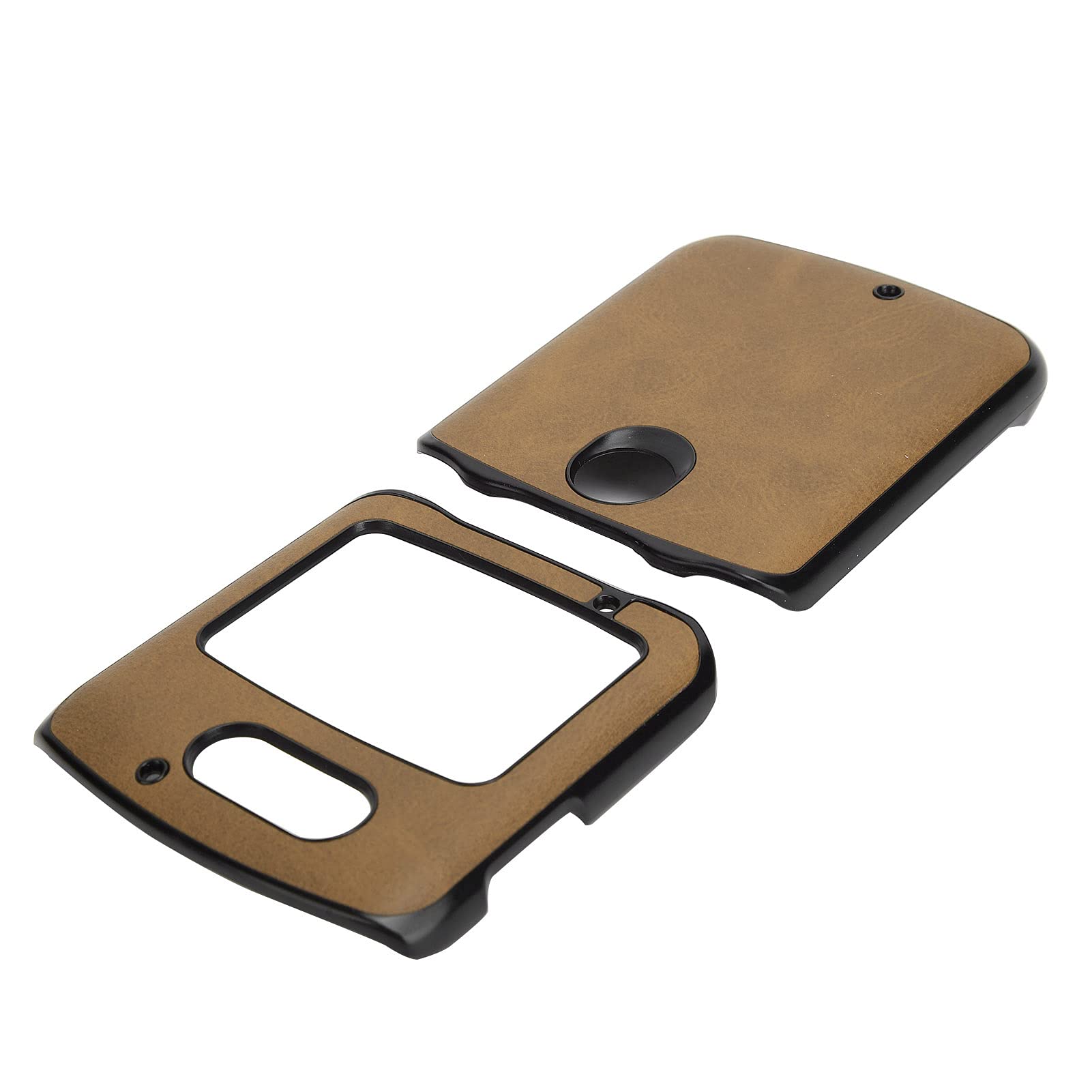 Wakects Fodero in Pelle per Razr 5G 2020, Marrone (BROWN)