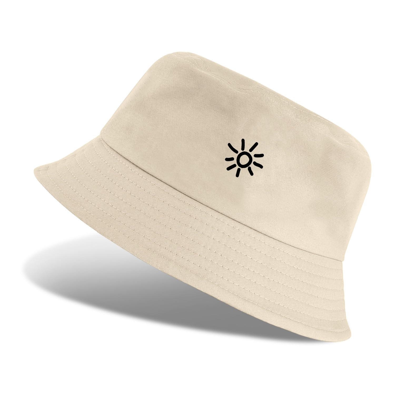 Nadeer Gorro de Pescador Mujer Sombrero de Pescador Plegable Sombrero de Cubo Algodón Bucket Hat para Hombre Unisex Verano Senderismo al Aire Libre