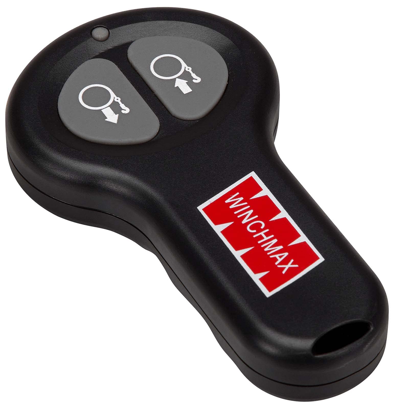 WINCHMAX Kit de control remoto inalámbrico de cabrestante de 12 V. Auriculares gemelos con alcance de 30 m. Receptor compacto de 60 mm x 45 mm x 22 mm. Apagado automático para conservar las baterías