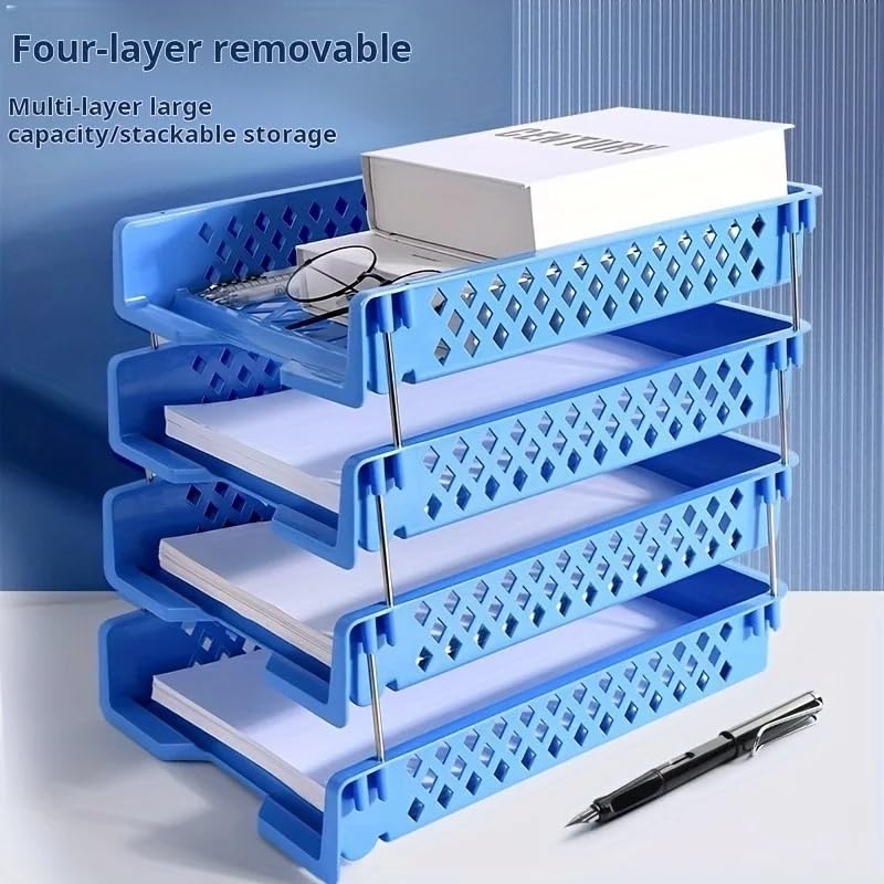 Briefablage Büro-Desktop-Bücherregal-Aufbewahrungsbox