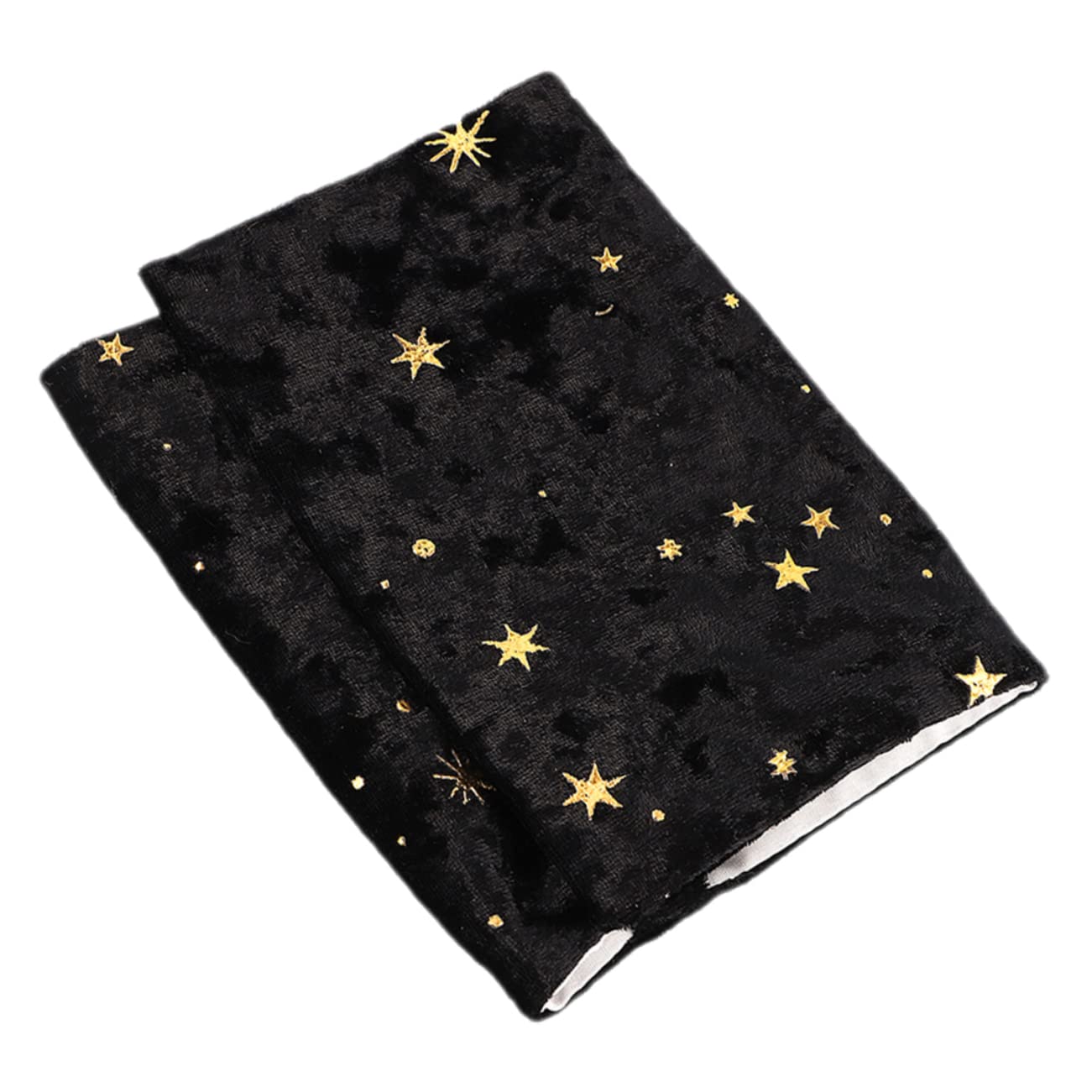 SEWACC 5 Piezas cubierta de libro de tela Protector de escritura decoración de libros de tela cubiertas de libros reutilizables cubiertas protectoras de libros portada del libro a5 Black