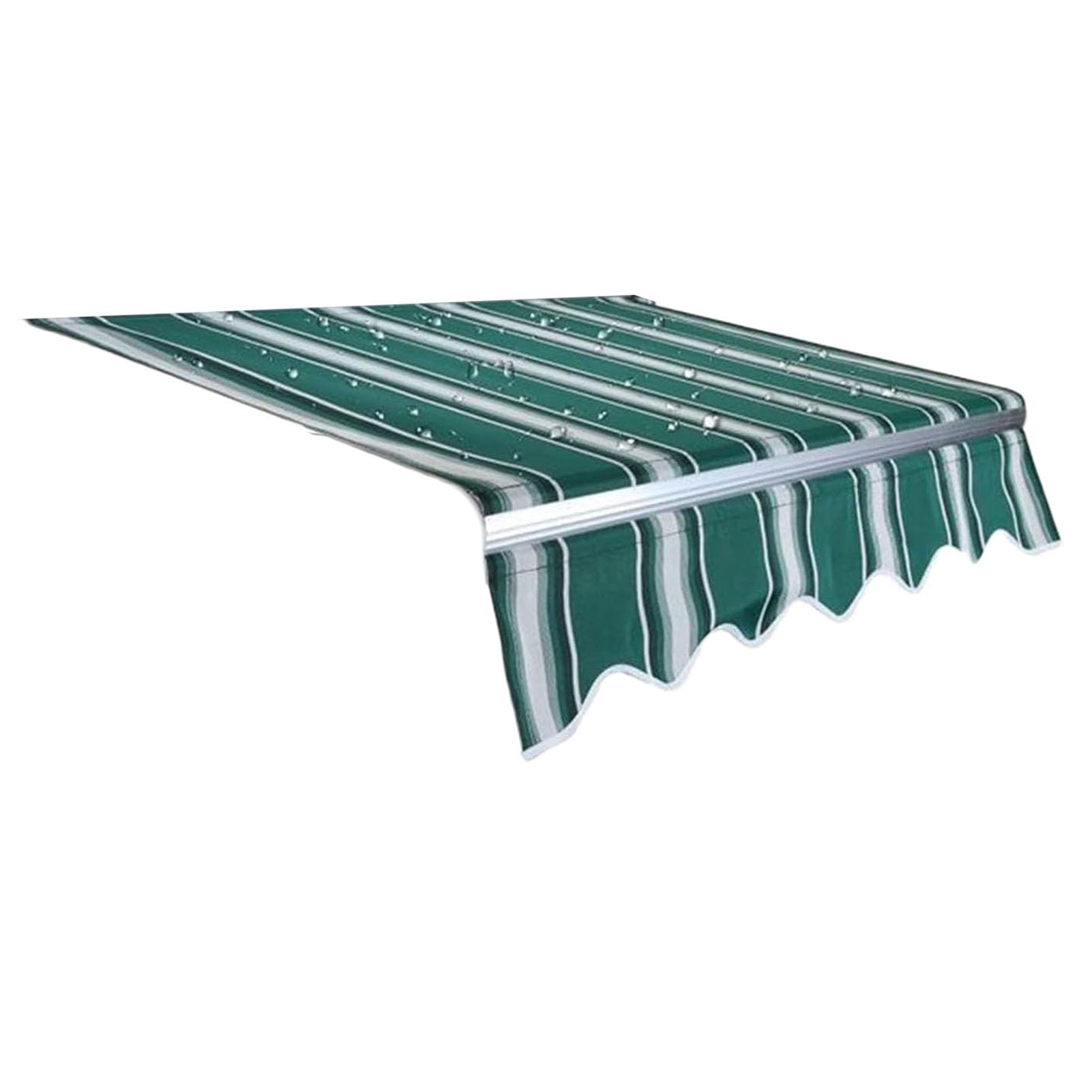 ZFUCMAYL Replacement Fabric For Awnings, Many Sizes Replacement Tarpaulin with Front Valance, Frameless, Retractable Awning Fabric For Patio For Market Doors And Windows (9.8x6.5ft)