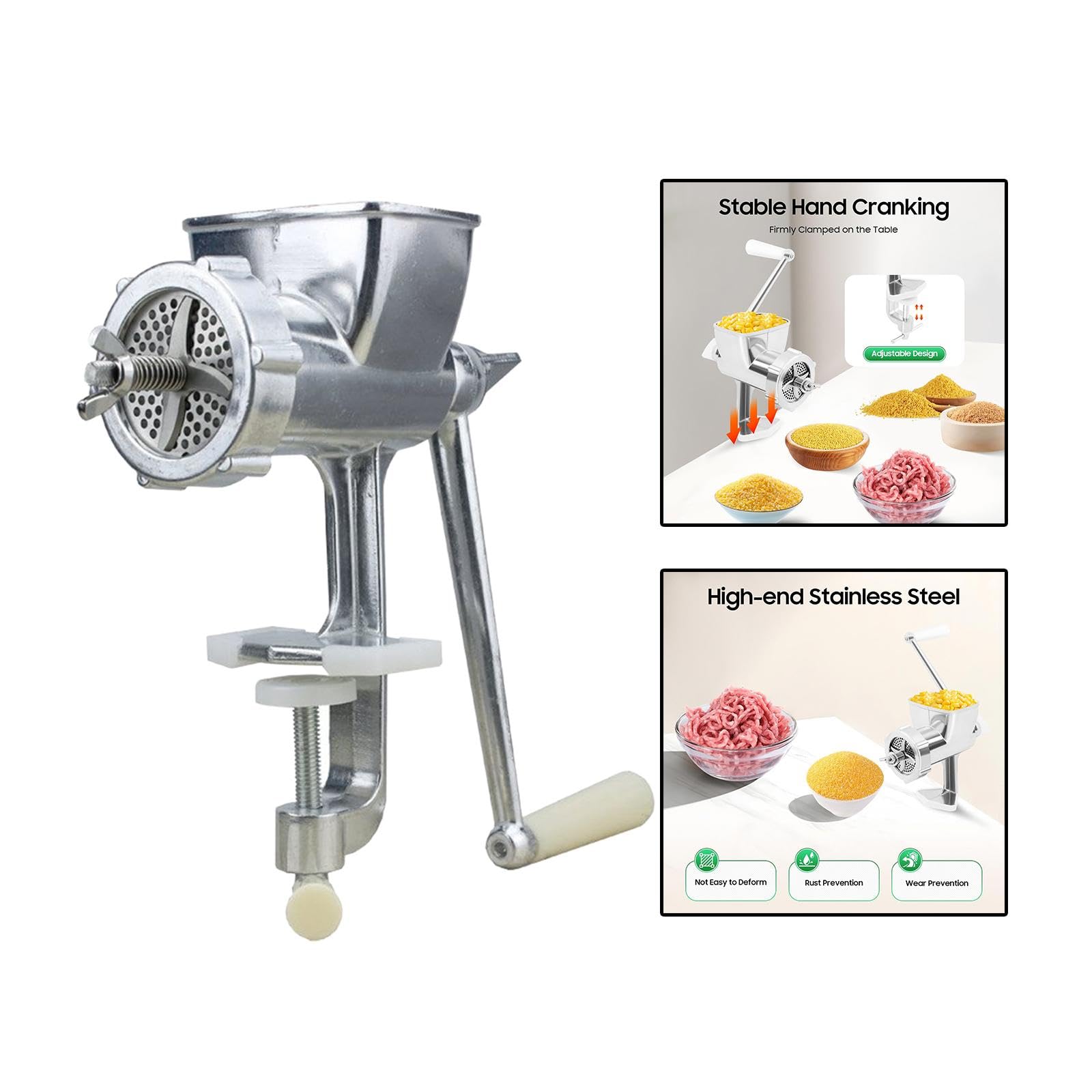 Harilla Macchina Manuale per crocchette per Animali Domestici, Mulino per crocchette, Strumento di Lavorazione Portatile Multifunzionale, Produttore di Cibo, 2.0