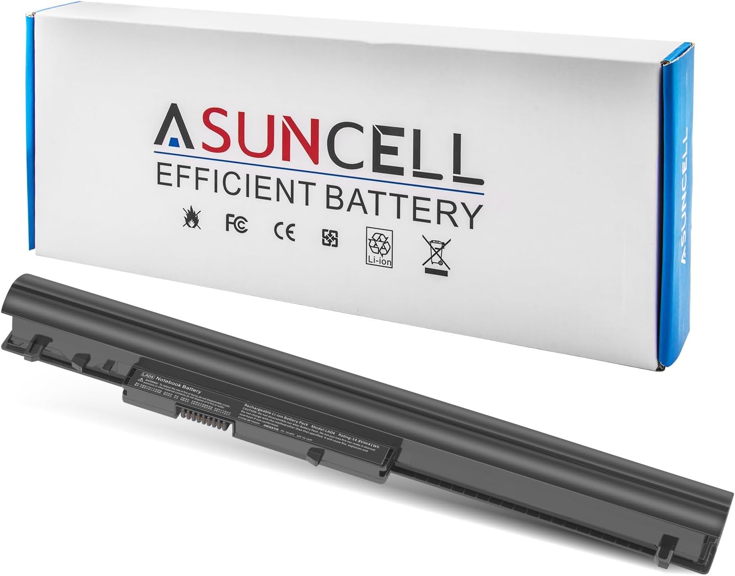 Batterie ASUNCELL Pour HP Pavilion 14 15 LA04 248 G1 340 G1 350 G1 Series