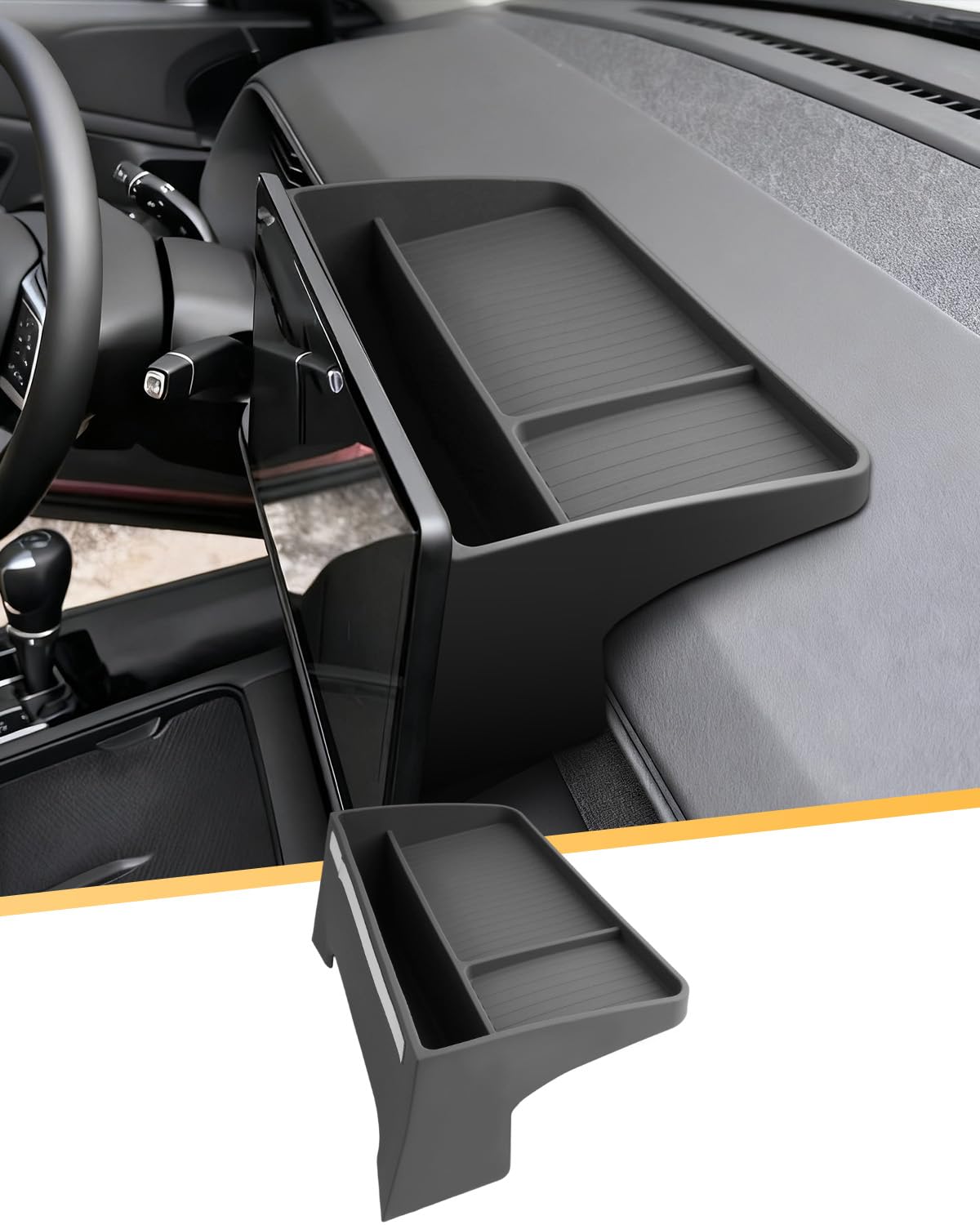 LFOTPP Mittelkonsole Aufbewahrungsbox für Xpeng G6 EV 2025 2026 2027 Hinter dem Bildschirm Dash Instrumententafel Ablagen Tray, für Xpeng G6 EV Zubehör (NICHT für G6 2024!)
