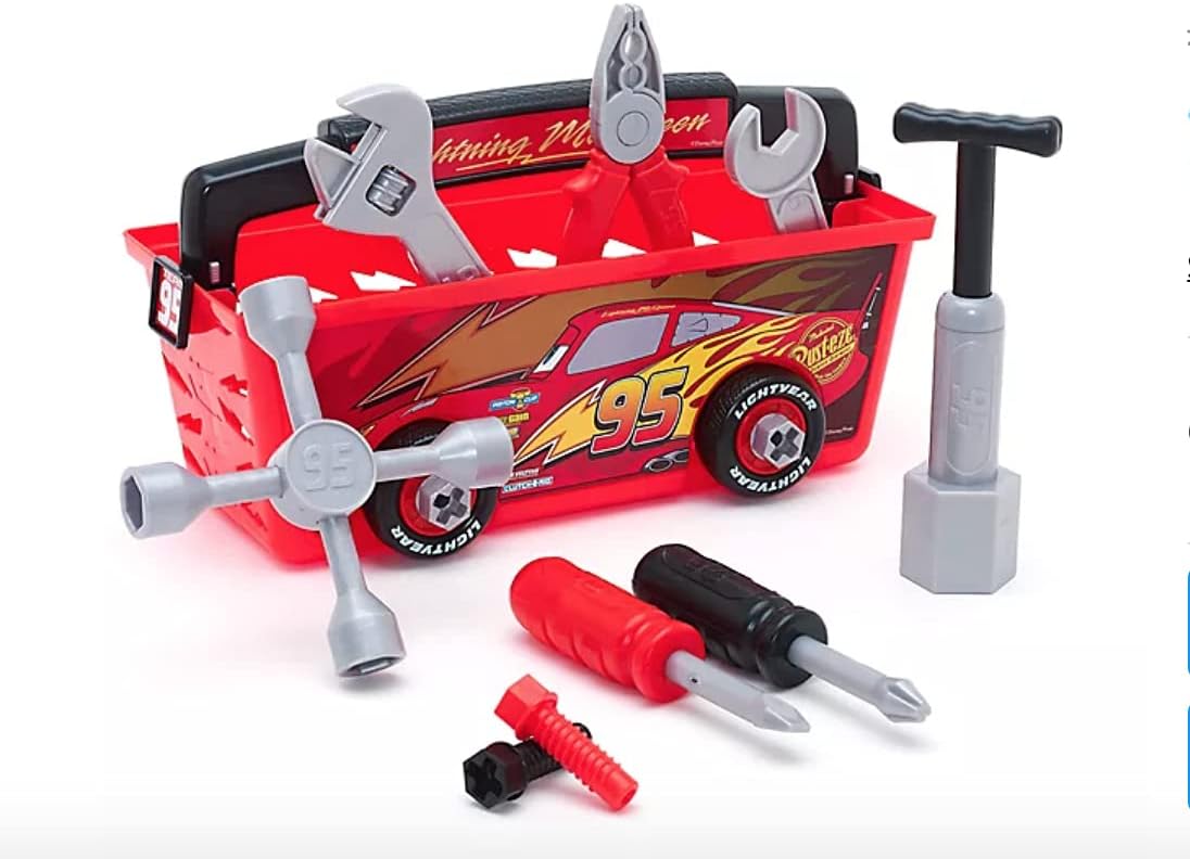 Disney Pixar Cars 3 Toolbox Original,Official Disney