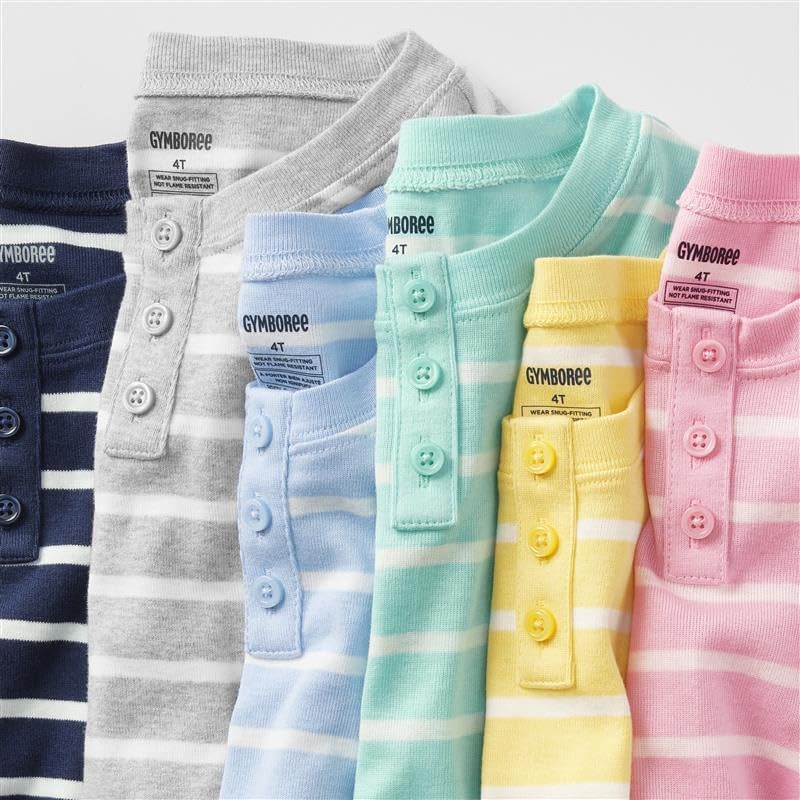 Gymboree Unisex Kids And Toddler Long Sleeve Top and Pant Pajama Sets - Image 5