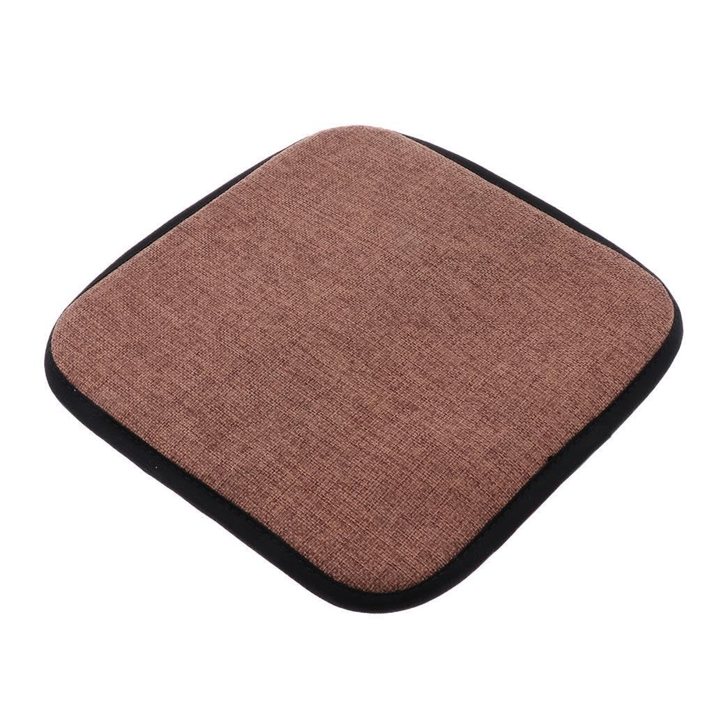 mophrati Round Chair Cushion And Dining Seat Pad Safe Cotton Chair Pads Non Skid Backing Child Friendly Environments Office Cushion Square Dining Pads, Square 45cm