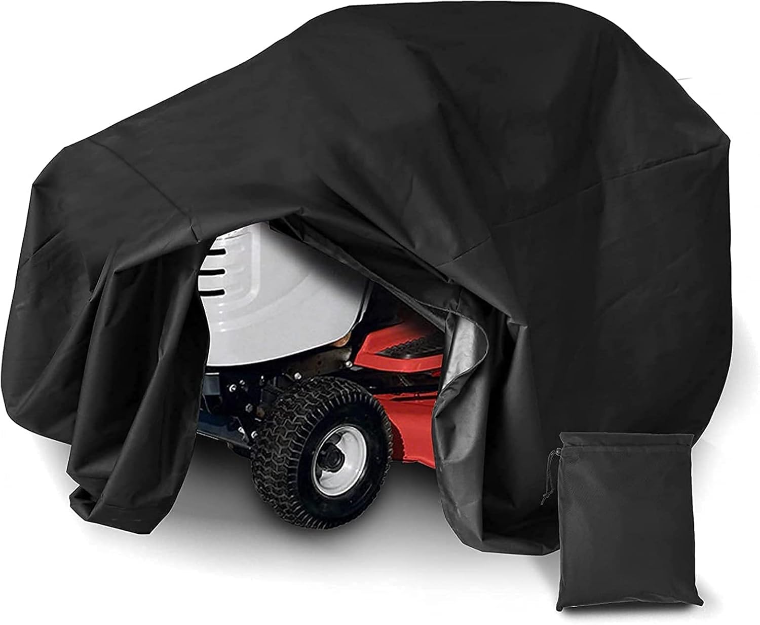 Outdoor Lawn Mower Cover Waterproof Dustproof UV Protection Weeding Protective Cover Universal Oxford Cloth Tractor Cover with Bag