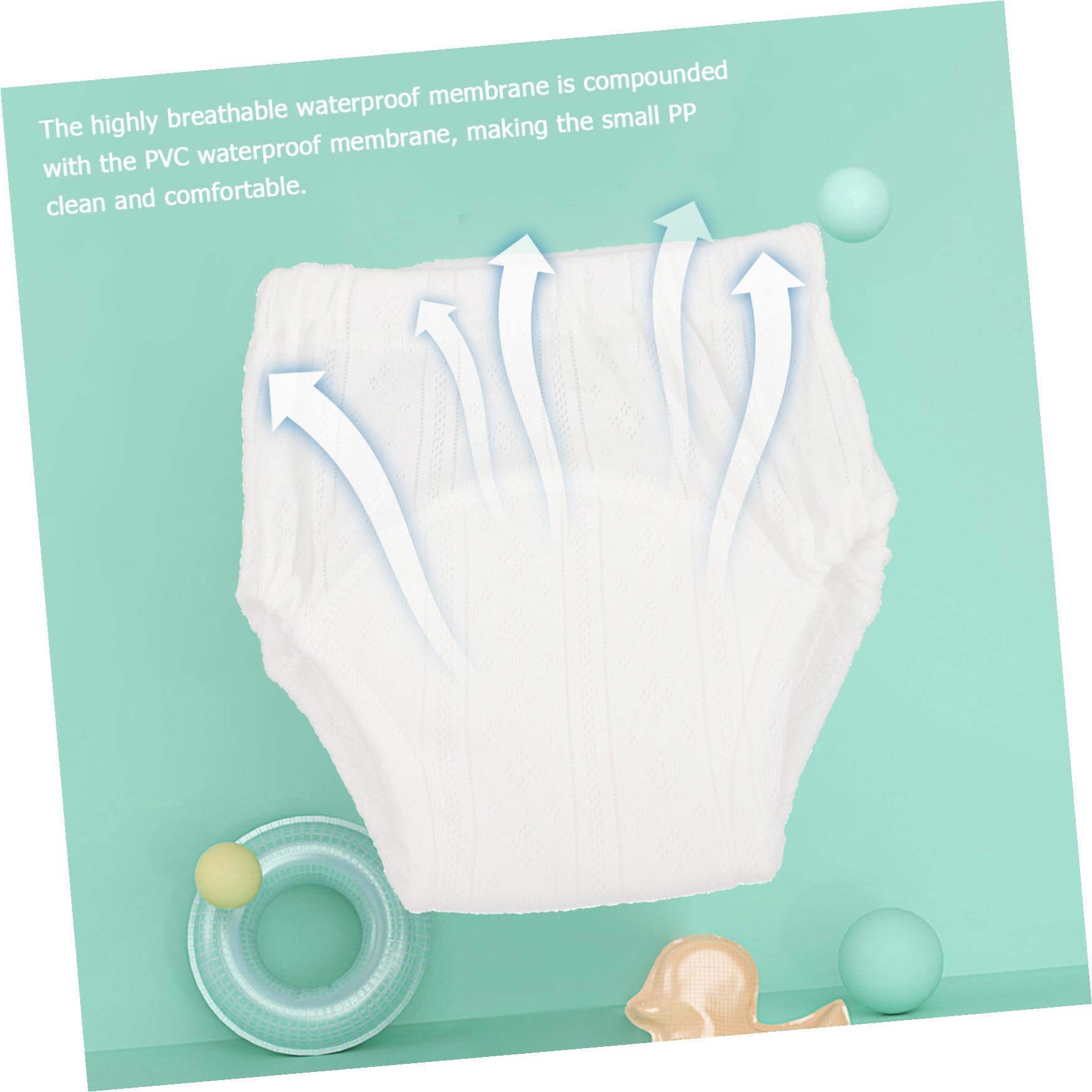 ORFOFE Pantalones de Entrenamiento 5 Piezas Lavables de Algodón para Bebés que Mantiene Seco Ropa Interior de Aprendizaje de 9-11kg Adecuado para Niños