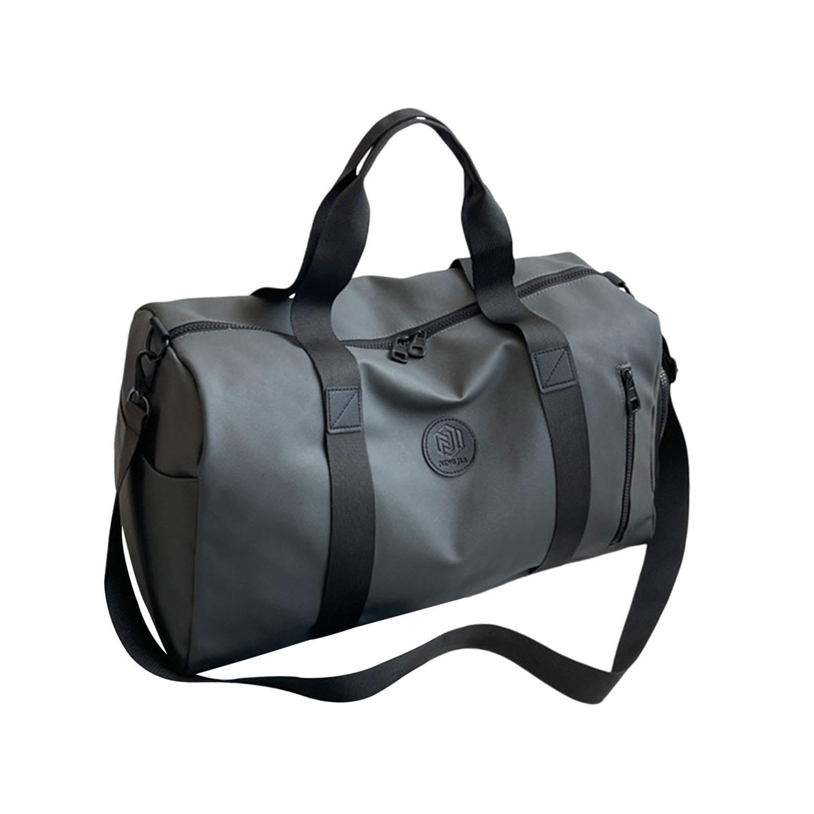 Duffle Bag for Travel Multifunction with Shoes Compartment for Holiday Trips Gray|Clothing Shoes & Accessories|Mens Accessories|Backpacks Bags & Briefcases-image-23