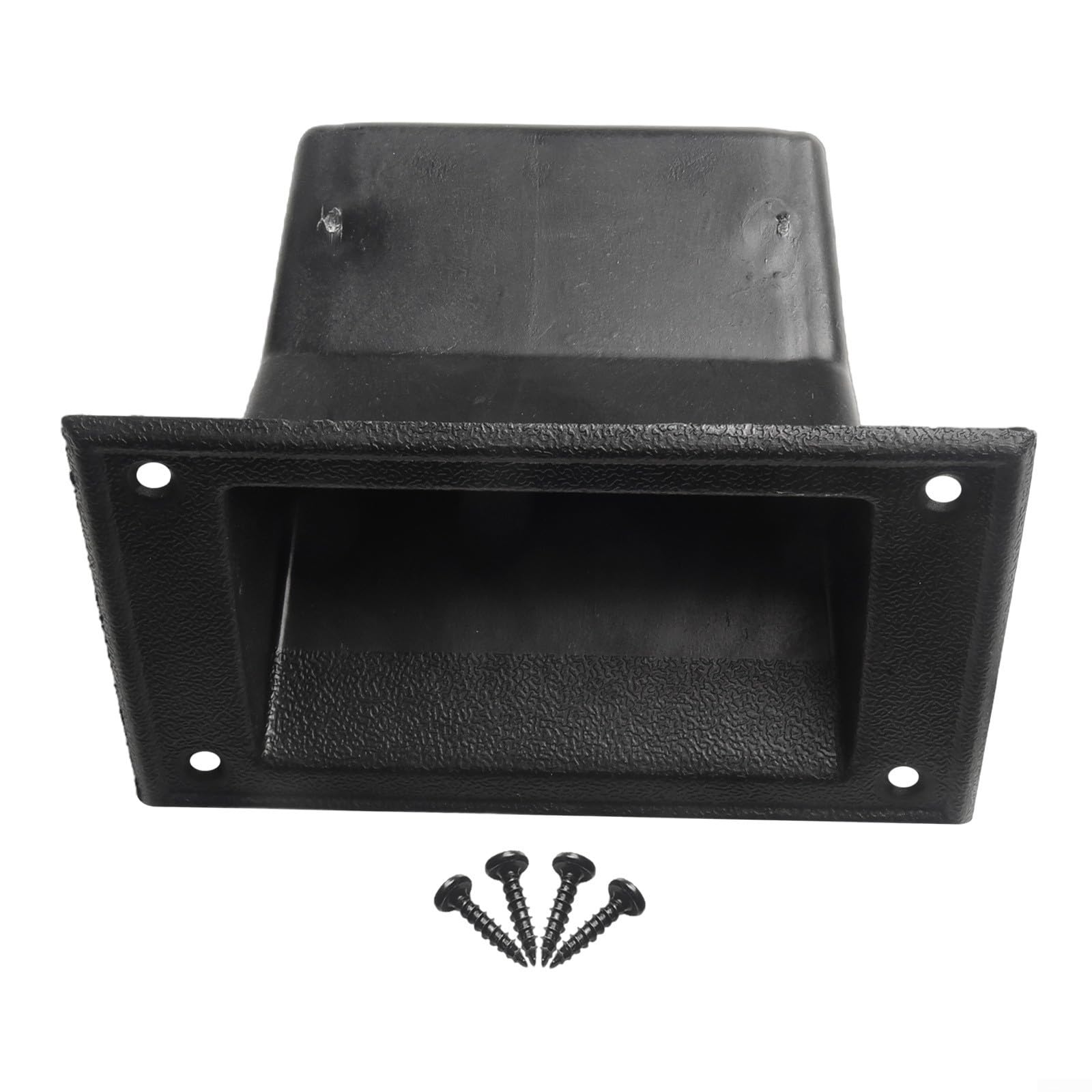 PS12981 Lot de 2 poignées de haut-parleur portables avec design encastré en plastique pour faciliter le transport et le montage sécurisé