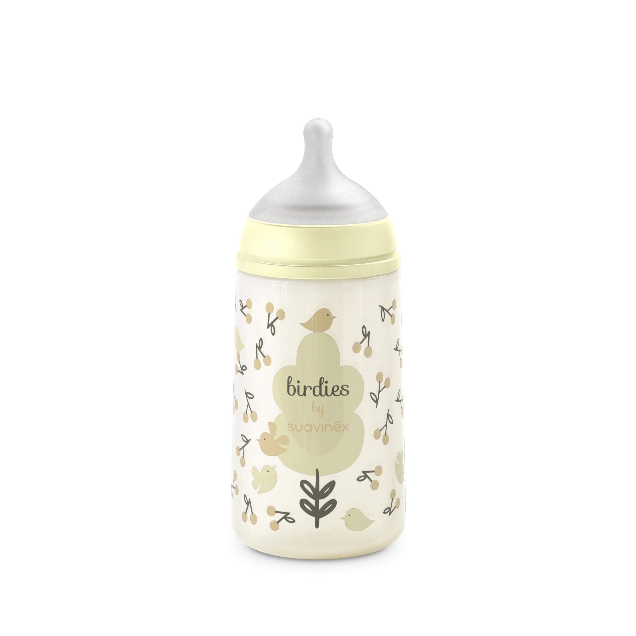 Suavinex, Biberón Anticólico de 360 ml con Tetina Fisiológica SX Pro de Silicona, de Flujo Denso (L), para Líquidos Densos, Apto Papillas Líquidas. Bebés +6 Meses. Birdies, Verde — view 25