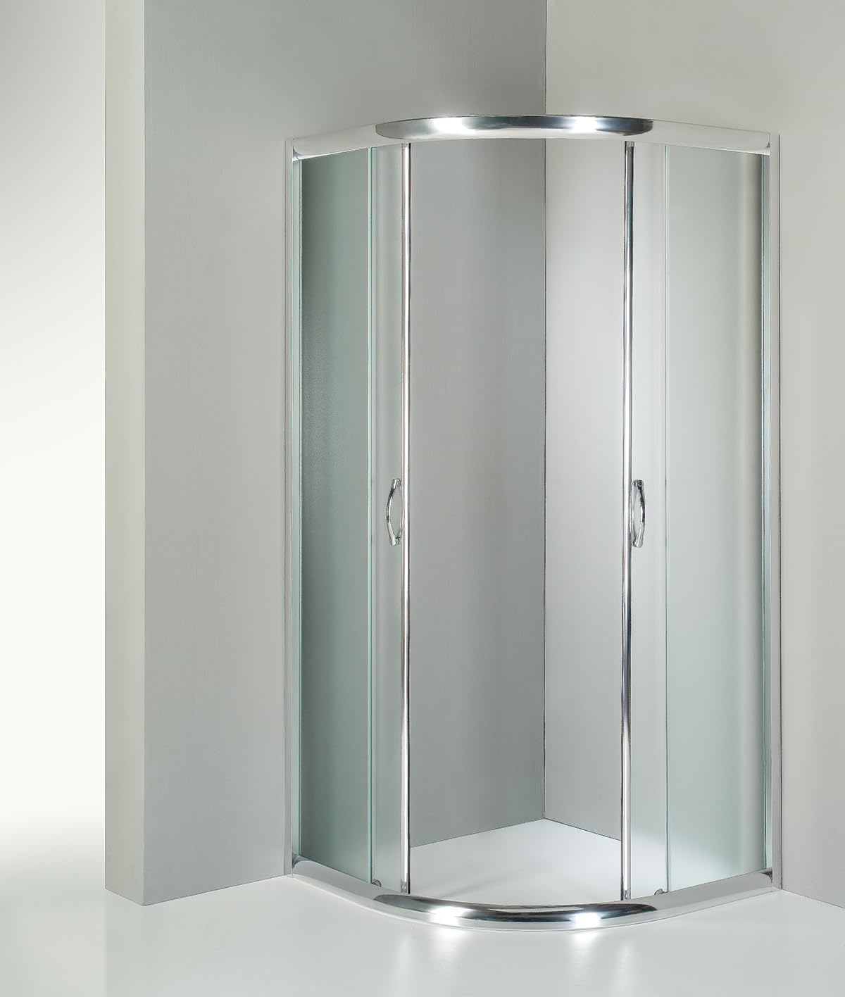 Hydra Box Doccia semicircolare 80x80 cm Opaco Serie n