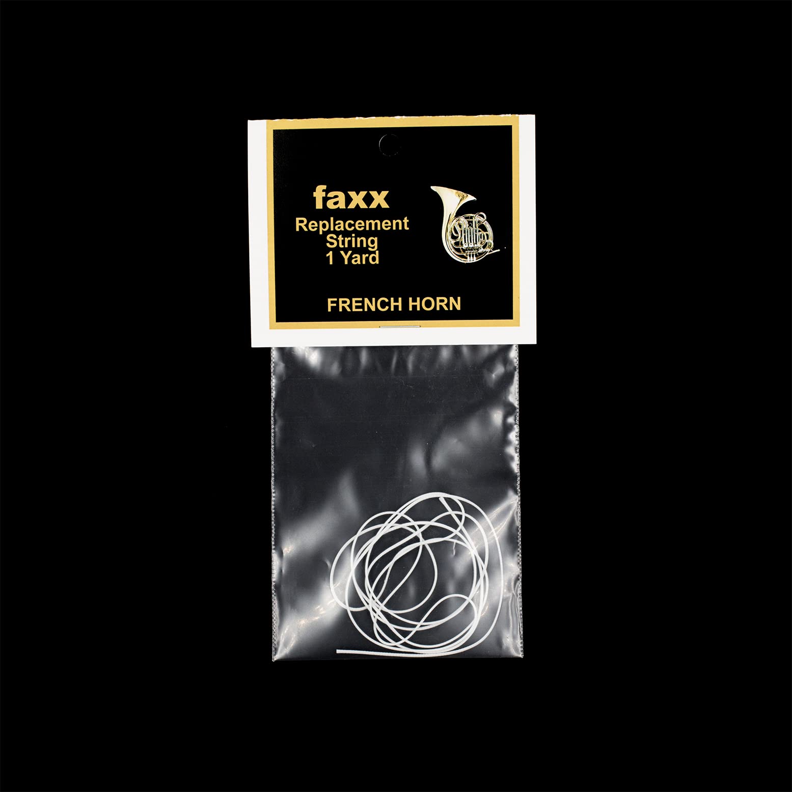 Faxx French Horn Rotor String, 36″ White (1 Yard) - For Replacing