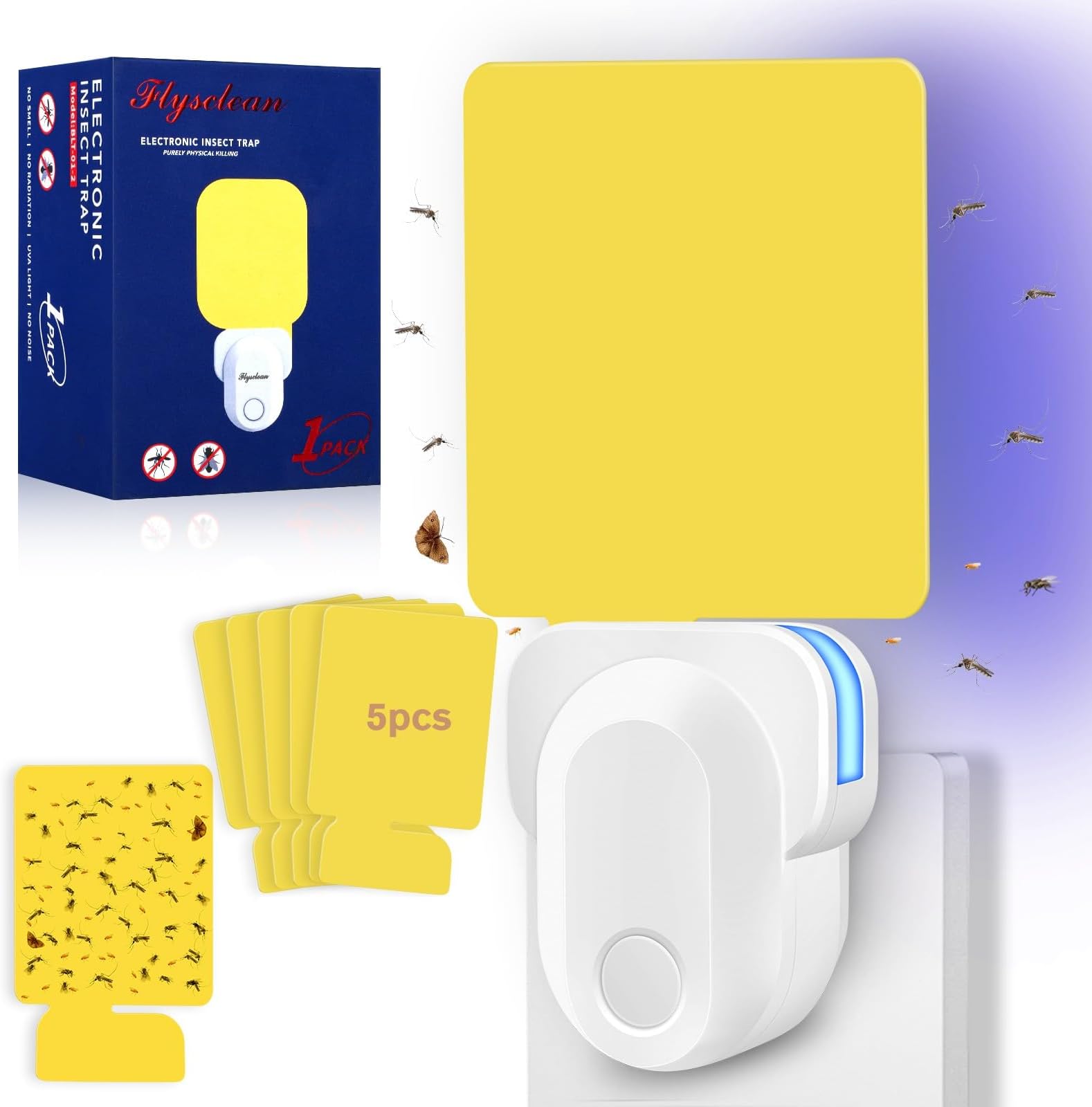 Dr. Killigan's The Fly Inn, Sticky Fly Strips, Indoor Insect Trap ...