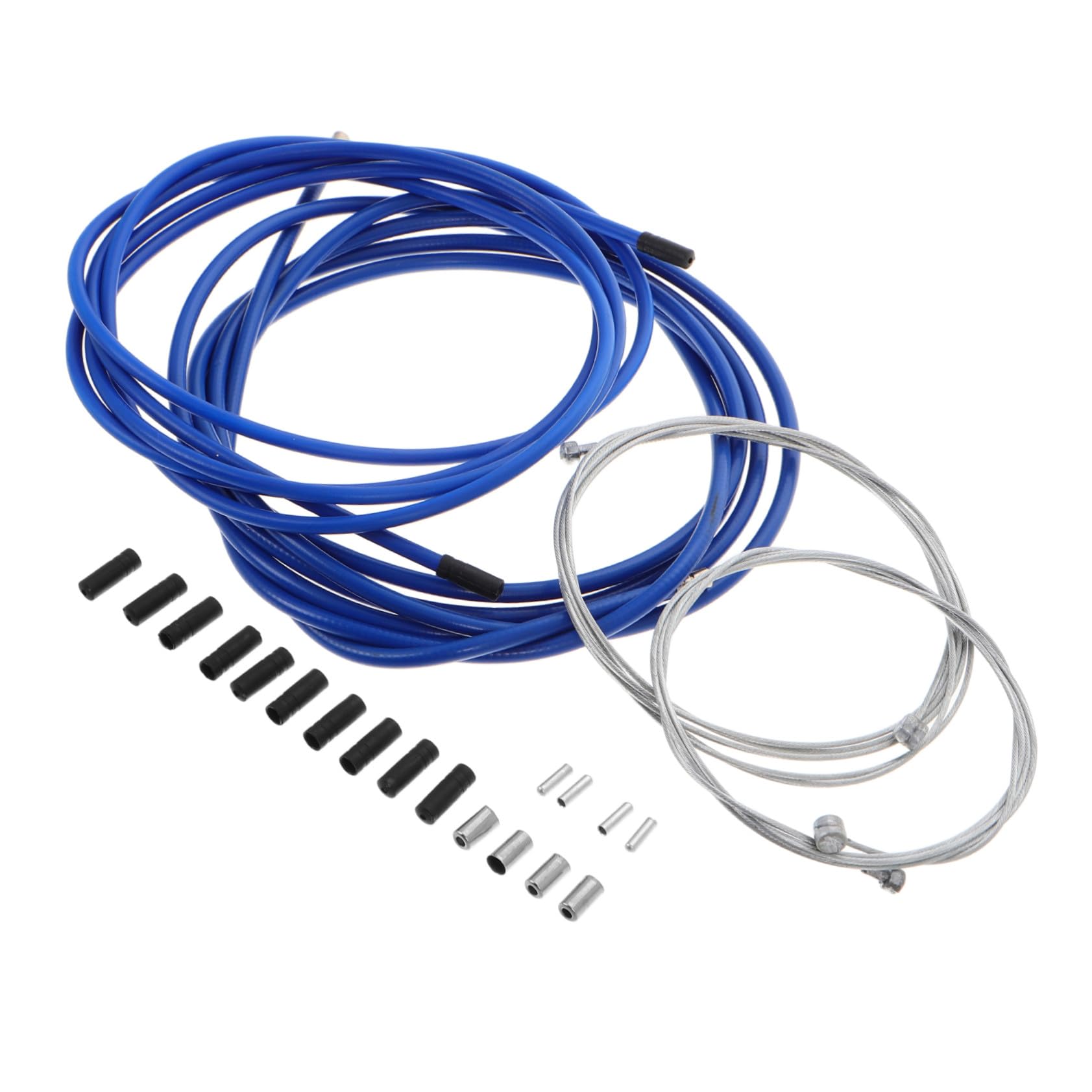 Alipis Kit Cavi Freno Bicicletta 2 Set in Acciaio Inox per Bici Pieghevoli