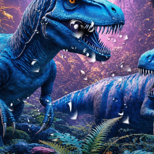 Image of Wathon Dinosaurs Shower Curtain for Kids Bathroom