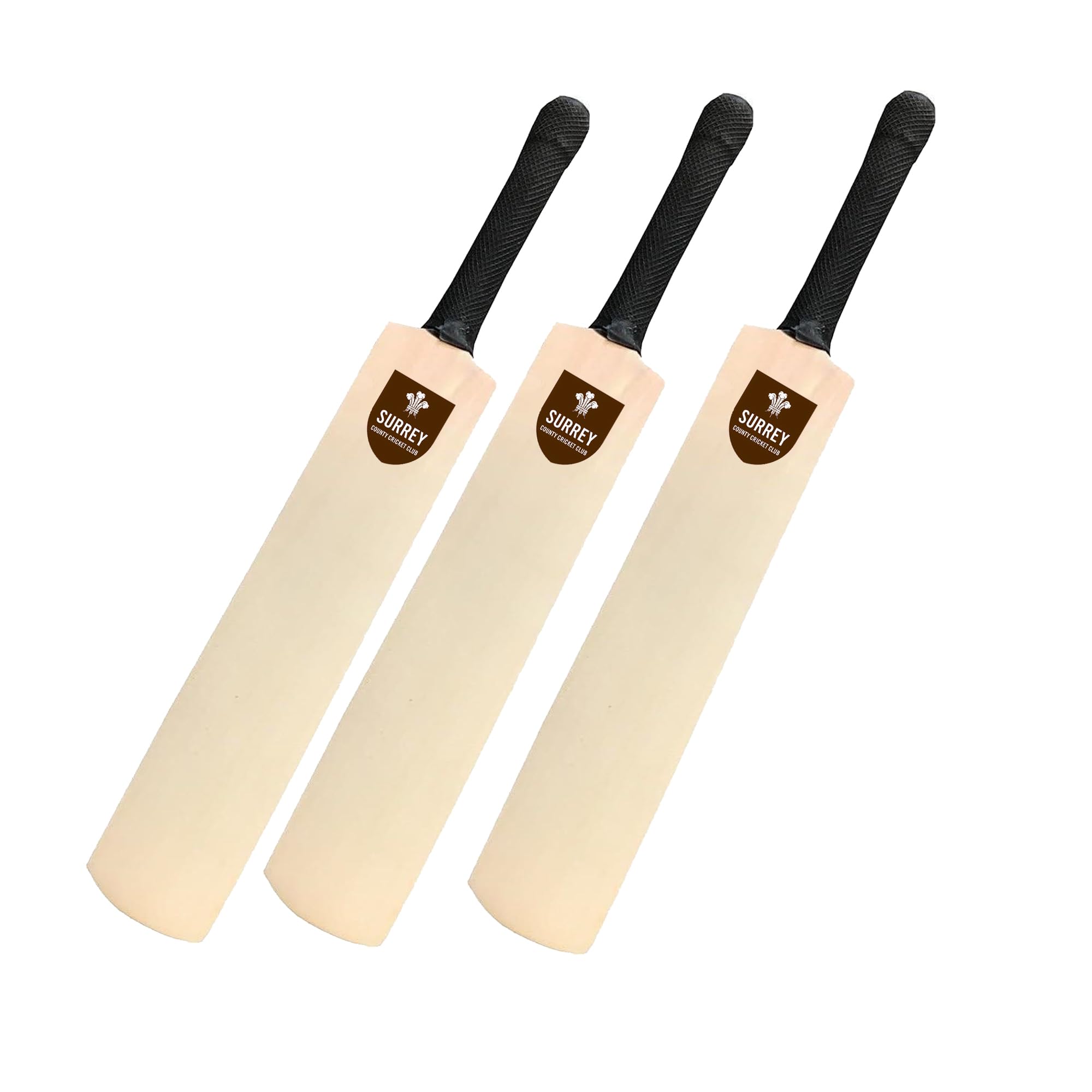Mini Wooden Cricket Bat for Autographs, Premium Miniature Cricket Bat with Rubber Grip (Pack of 1, 3, or 5), Souvenir & Display Piece