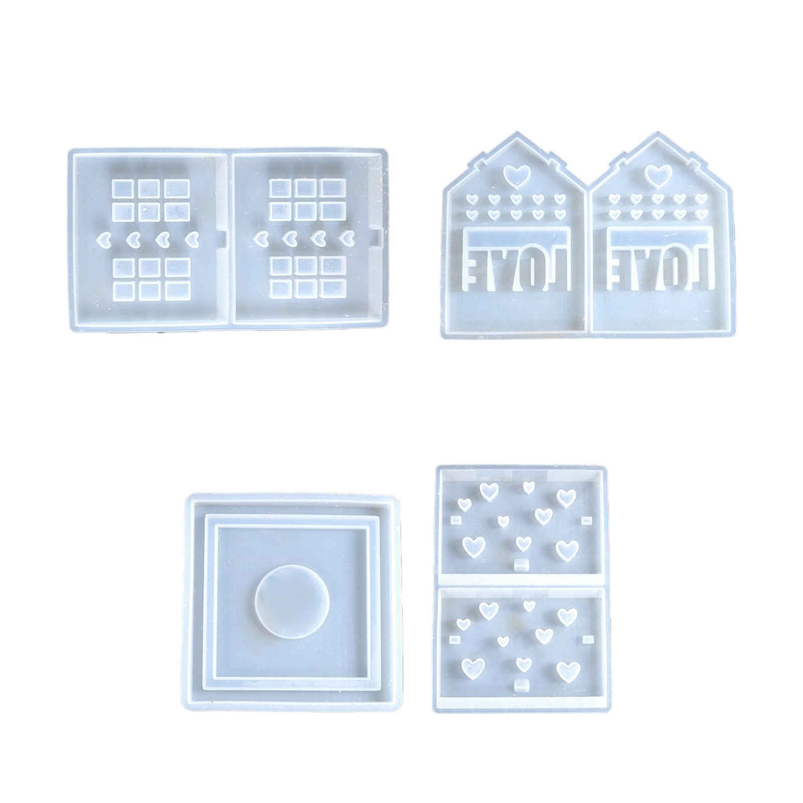 Moule en silicone bougie cœur pour concevoir des cadeaux fins uniques