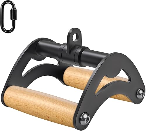 Kipika Mango doble D resistente, accesorio de cable de mango D de agarre ergonómico, accesorio de cable de barra en V, accesorio de fila para