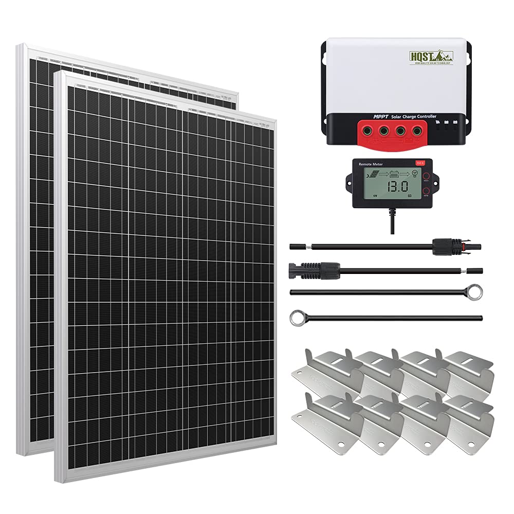 Buy HQST 200 Watt 12 Volt Polycrystalline Solar Panel Kit with 20A MPPT