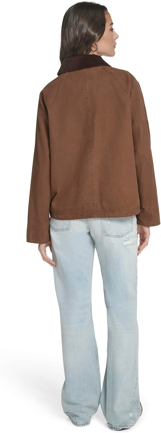 Levi's womens Short Cotton Barn Jacket - Image 4