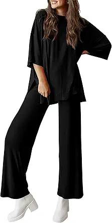 PRETTYGARDEN Two Piece Sets For Women Summer Fashion Lounge Matching Set 2025 Travel Vacation Airport Outfits Clothing