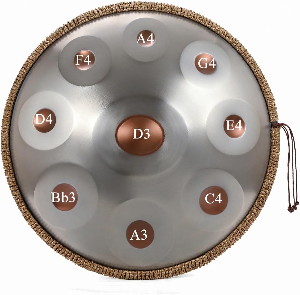 大人用ハンドパンドラム ハンドパン 432HZ 9 ノート D マイナー 22