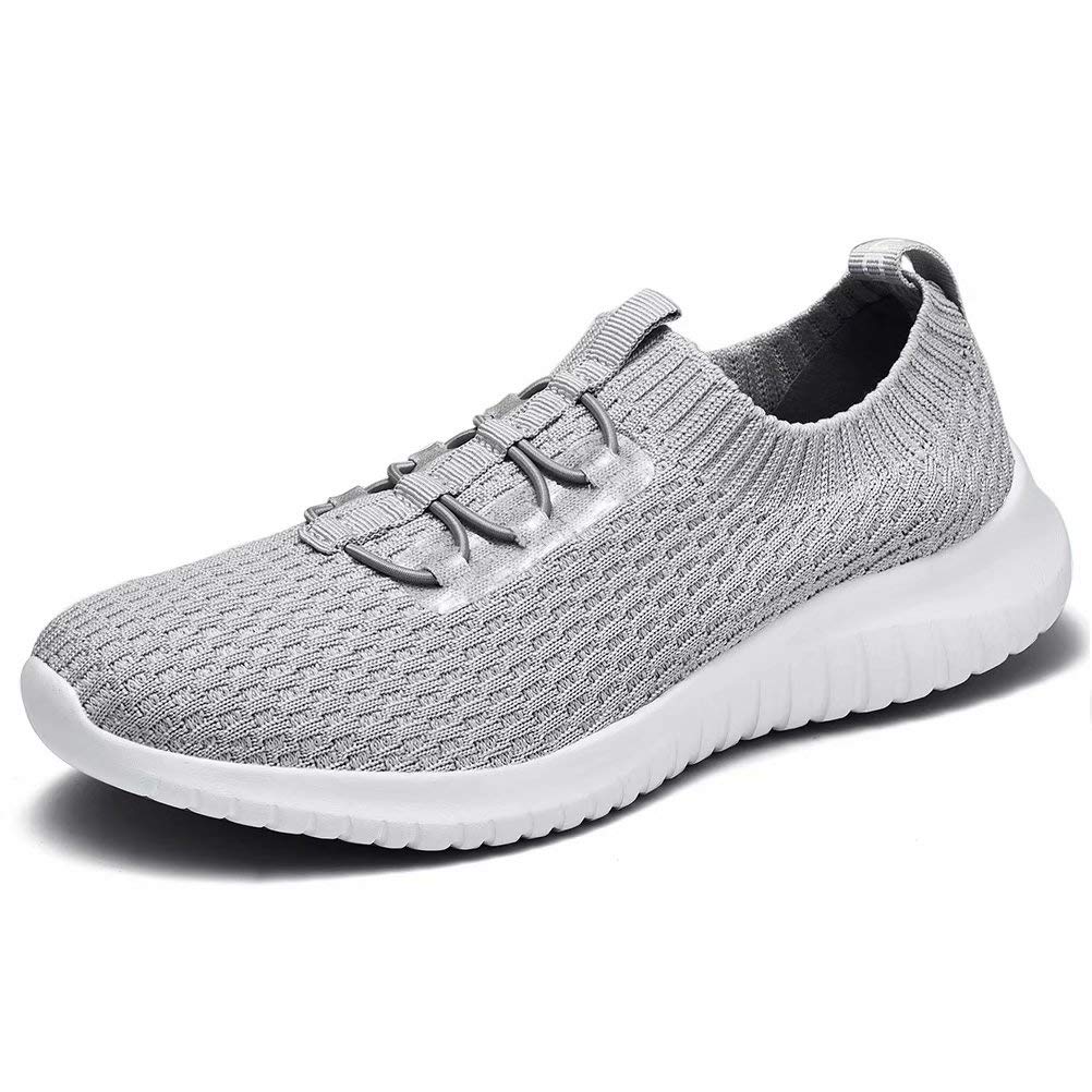 konhill Women's Slip On Walking Tennis Shoes - Comfortable Mesh Casual Work Memory Foam Sneakers for Standing All Day