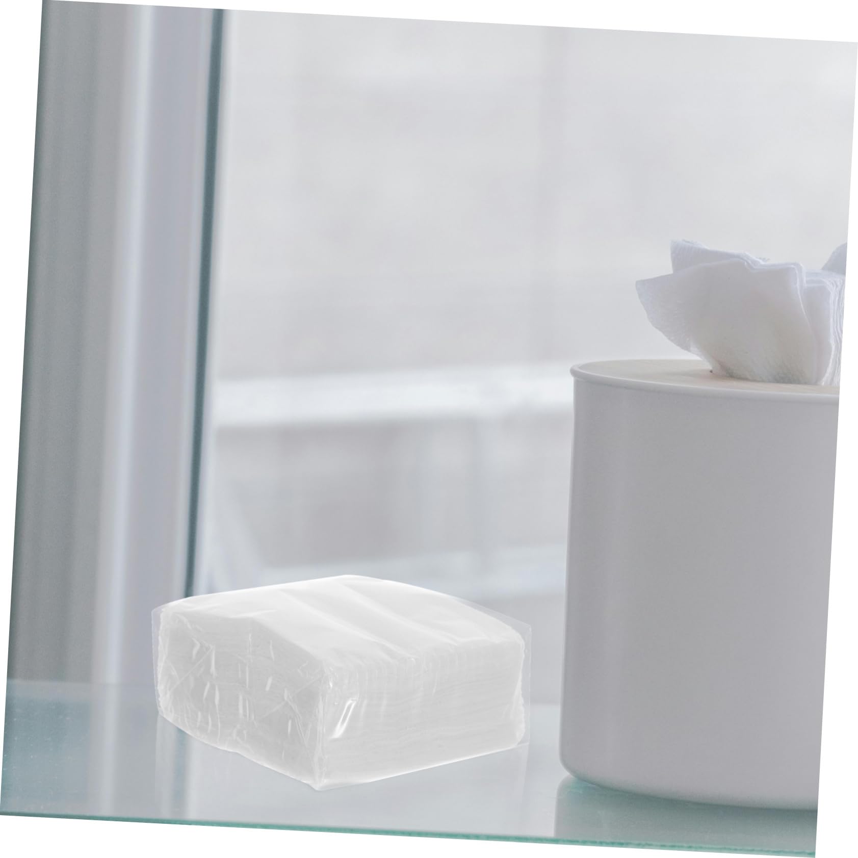 Pañuelos de Papel Gruesos 50 Unidades de Pulpa Papel Blanco | Suaves al Tacto, Plegables Uso Versátil, para Bodas y Reuniones, Formato 60 Hojas por Paquete